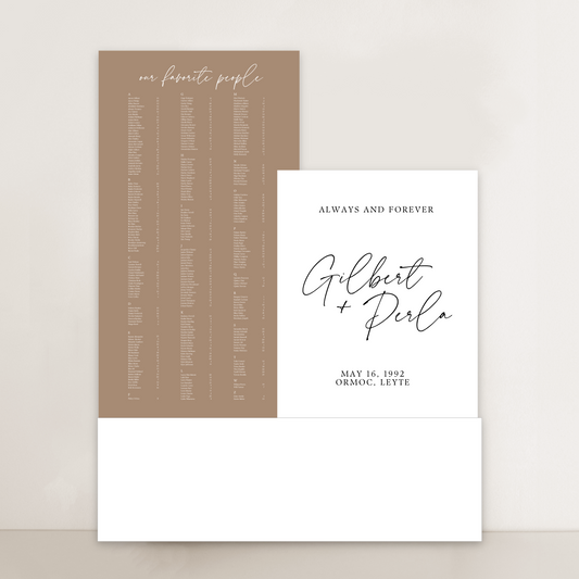 Chic | Welcome Sign + Seating Chart Box Stand Display Bundle
