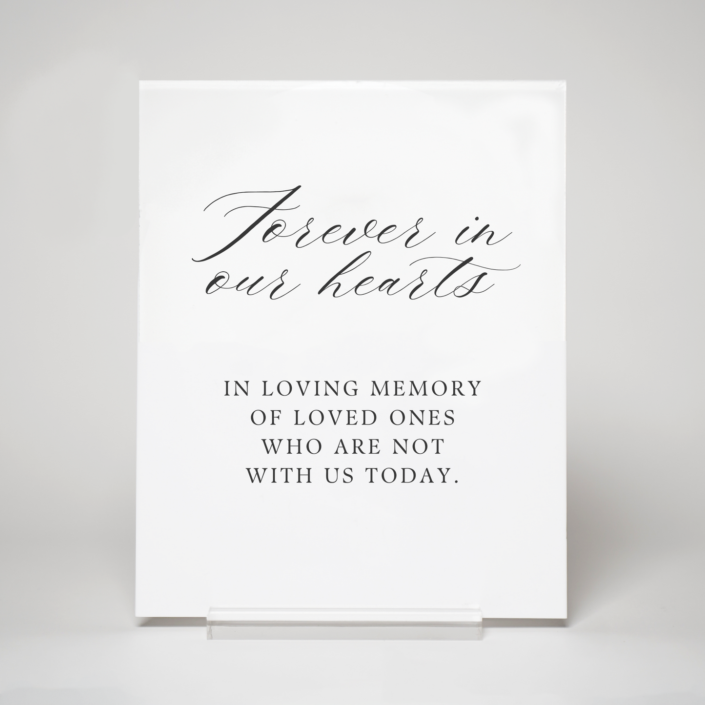 Classic | Memorial Sign I