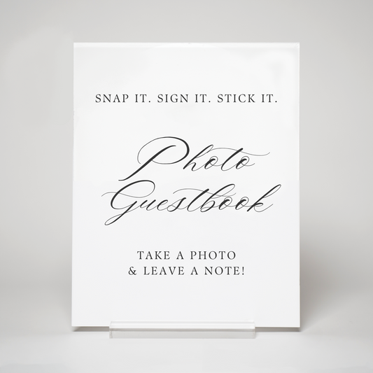 Classic | Photo Guestbook Sign
