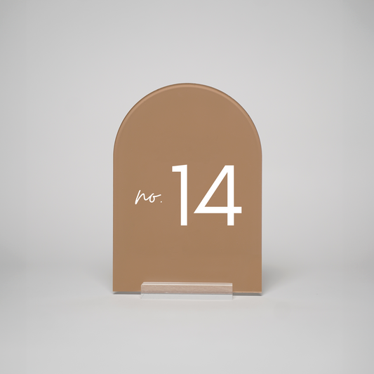 Boho | Table Numbers (Arch)