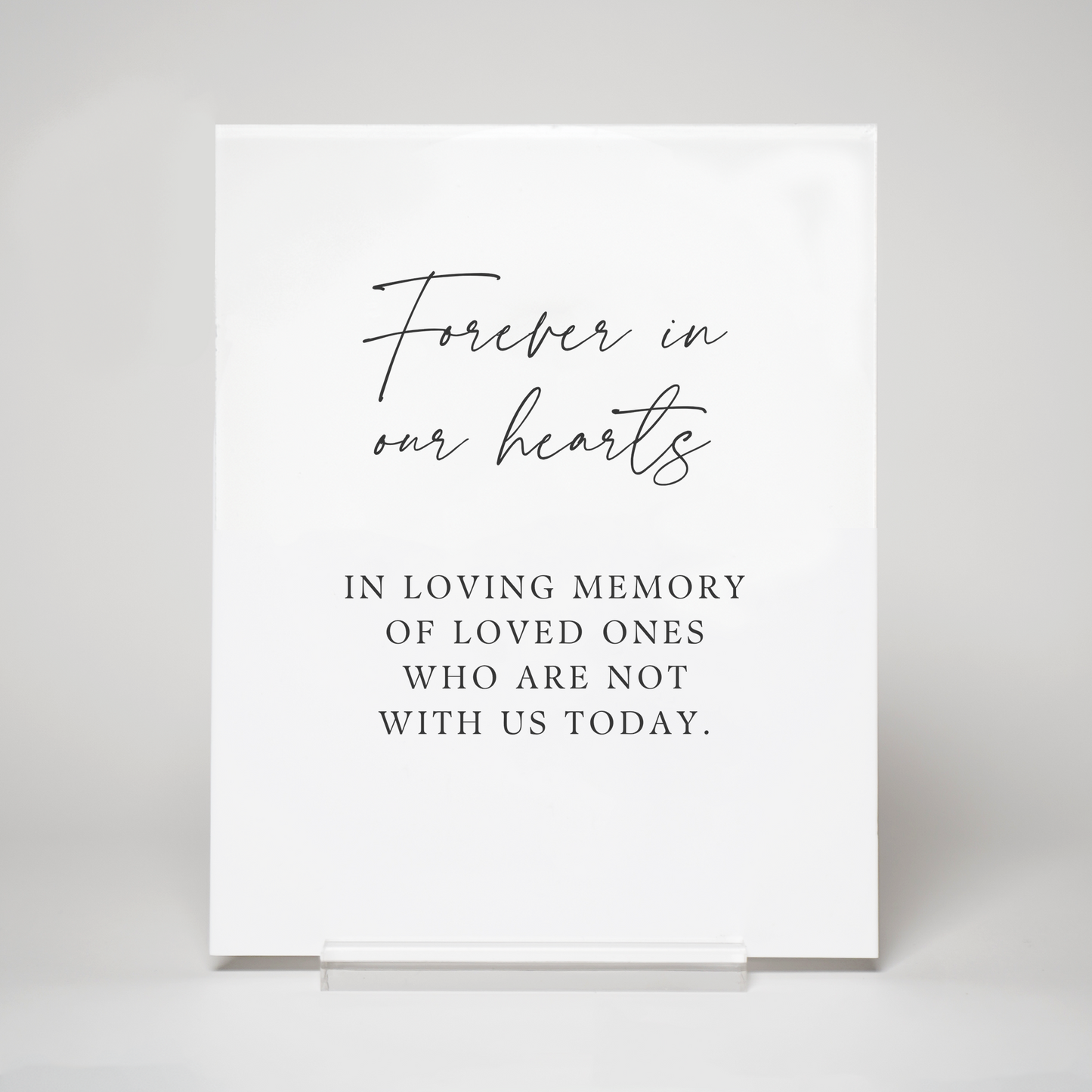 Chic | Memorial Sign I