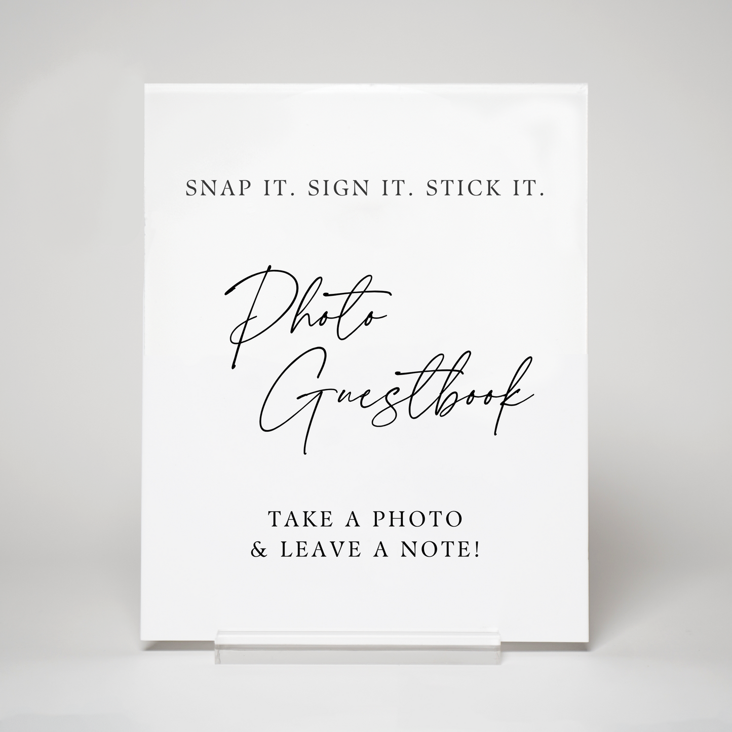 Chic | Photo Guestbook Sign