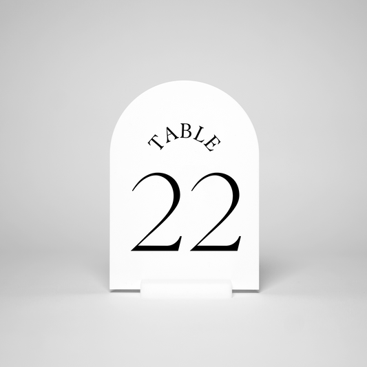 Classic | Table Numbers (Arch)