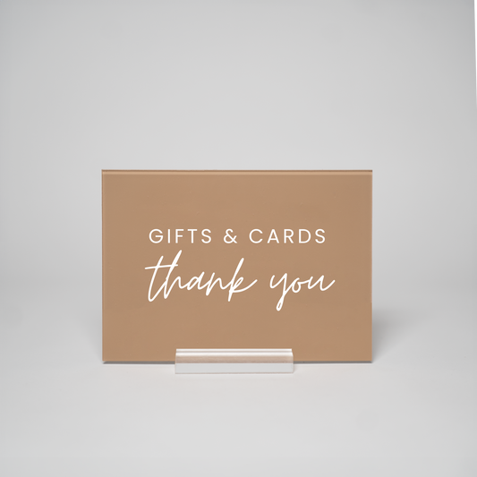 Boho | Gifts + Cards Sign