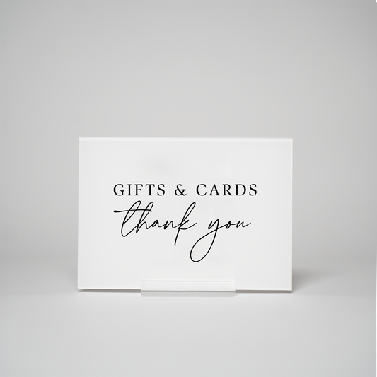 Chic | Gifts + Cards Sign