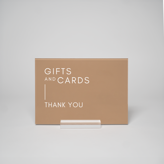 Minimal | Gifts + Cards Sign