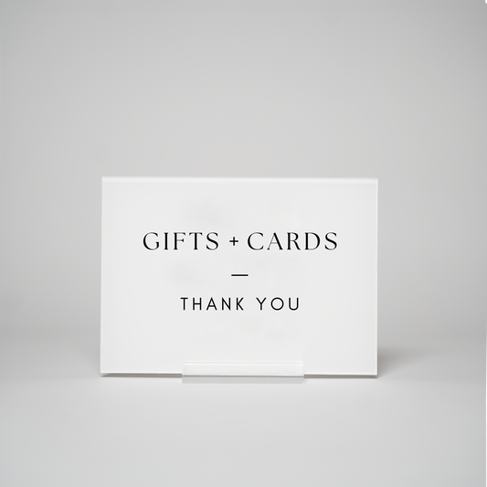 Modern | Gifts + Cards Sign