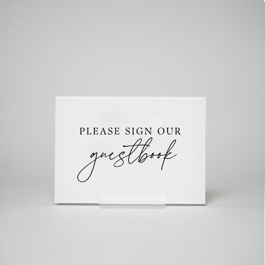 Chic | Guestbook Sign