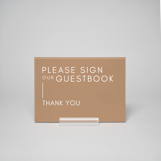 Minimal | Guestbook Sign