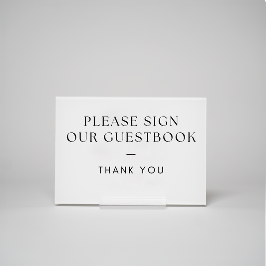 Modern | Guestbook Sign