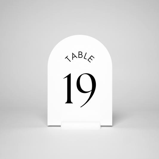 Modern | Table Numbers (Arch)