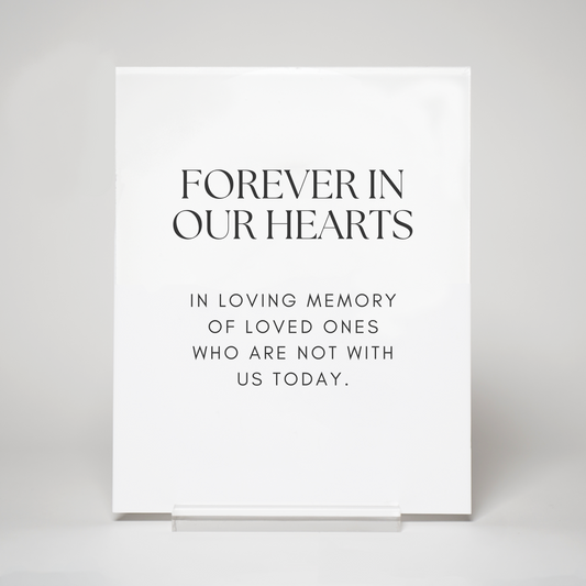 Modern | Memorial Sign I