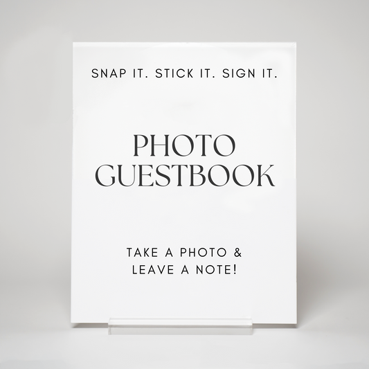 Modern | Photo Guestbook Sign