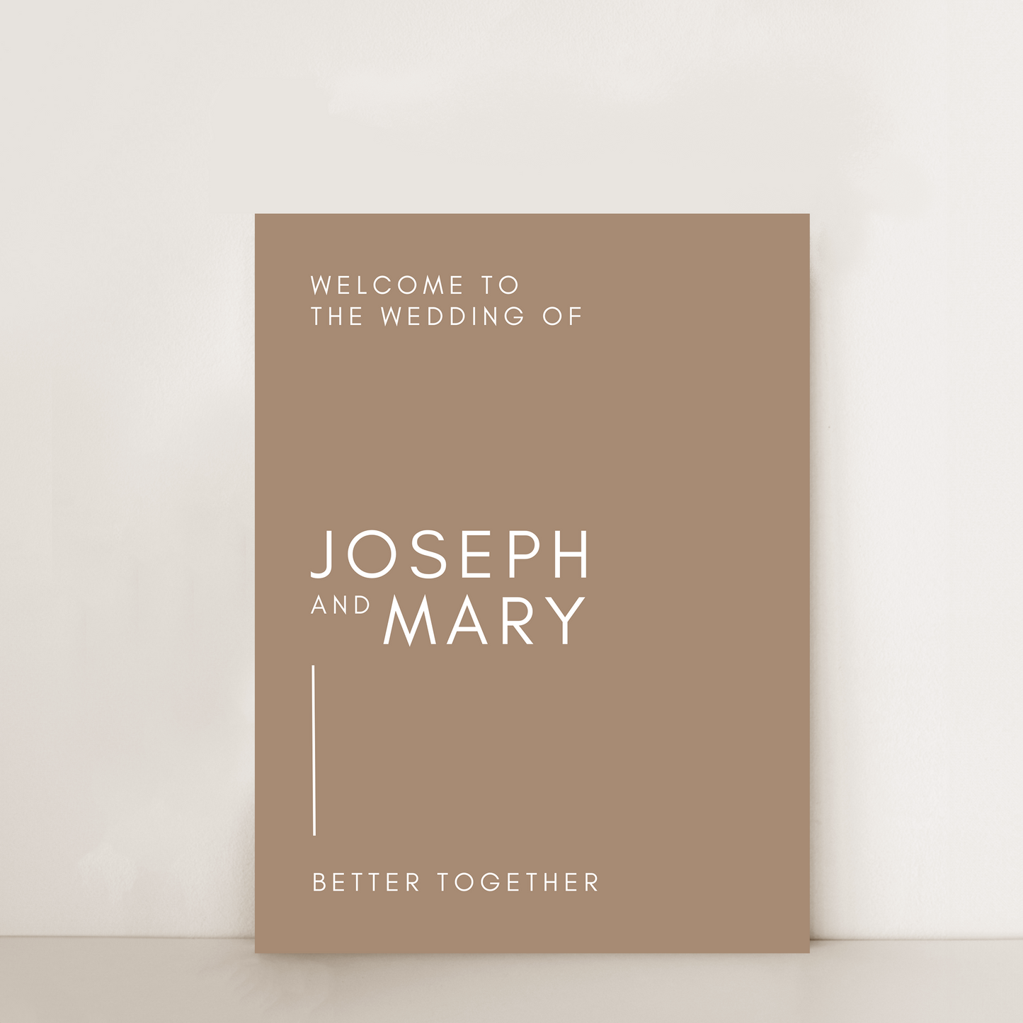 Minimal | Welcome Sign