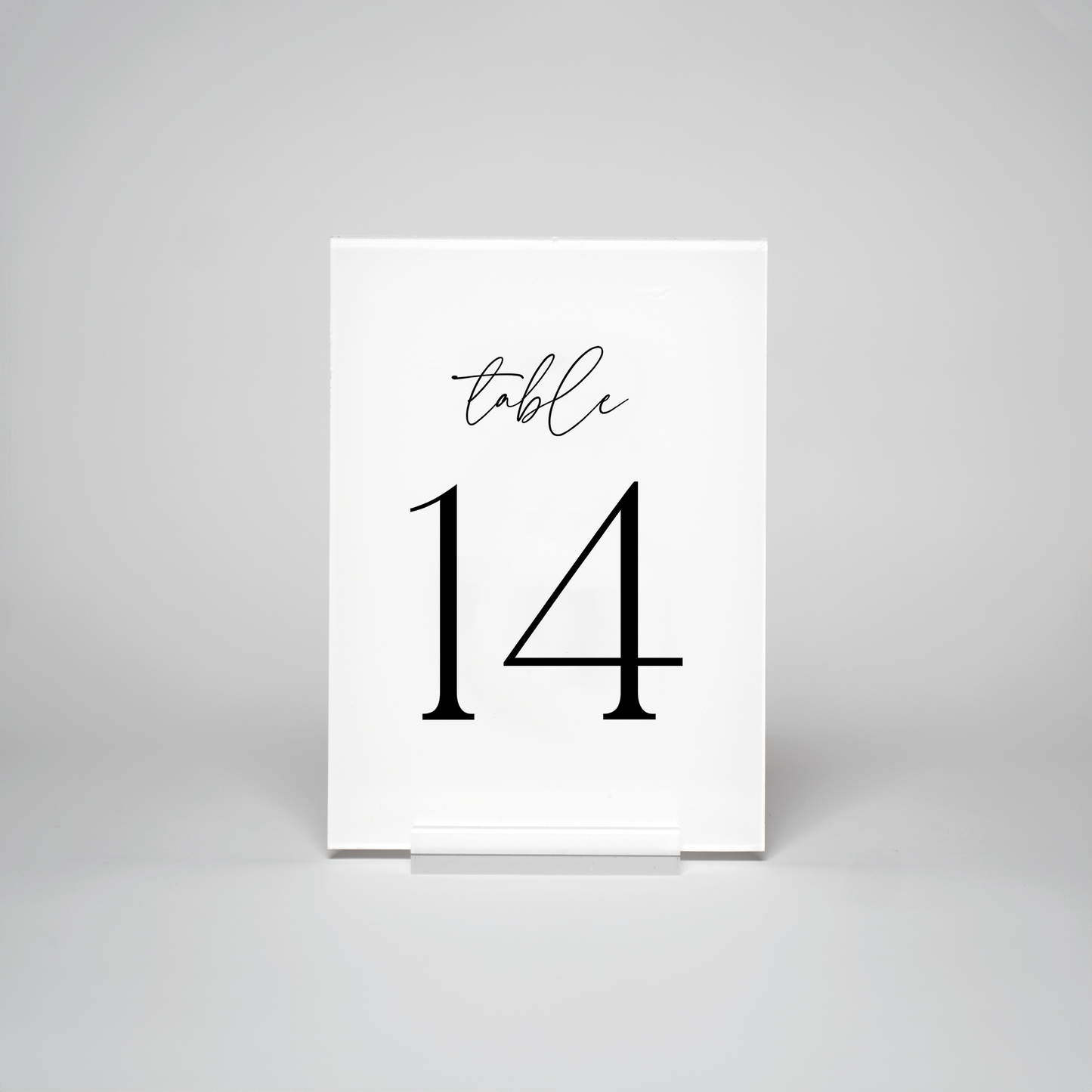 Chic | Table Numbers (Rectangle)