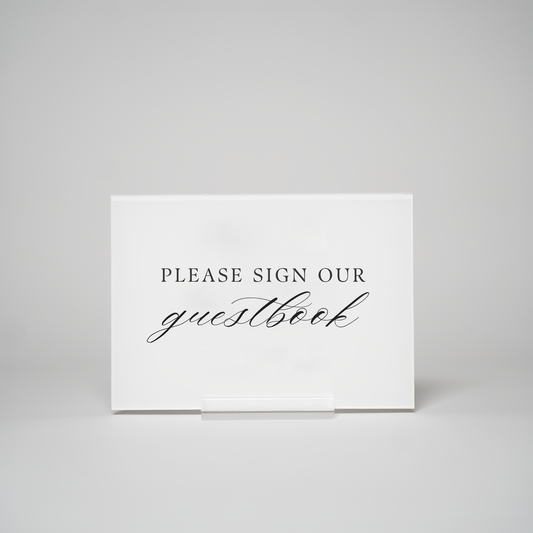 Classic | Guestbook Sign