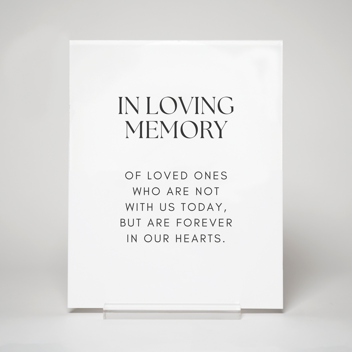Modern | Memorial Sign II – Beloved Signs
